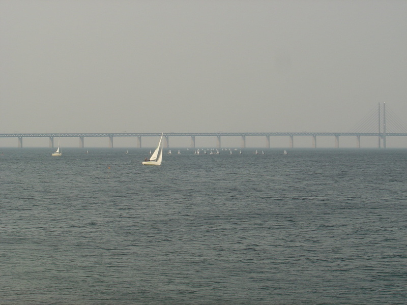 nautical vessel, nature, horizon over water, oresundbron, sky, Sweden, skåne, waterfront, beauty in nature, mode of transportation, Öresund, öresund, 2K