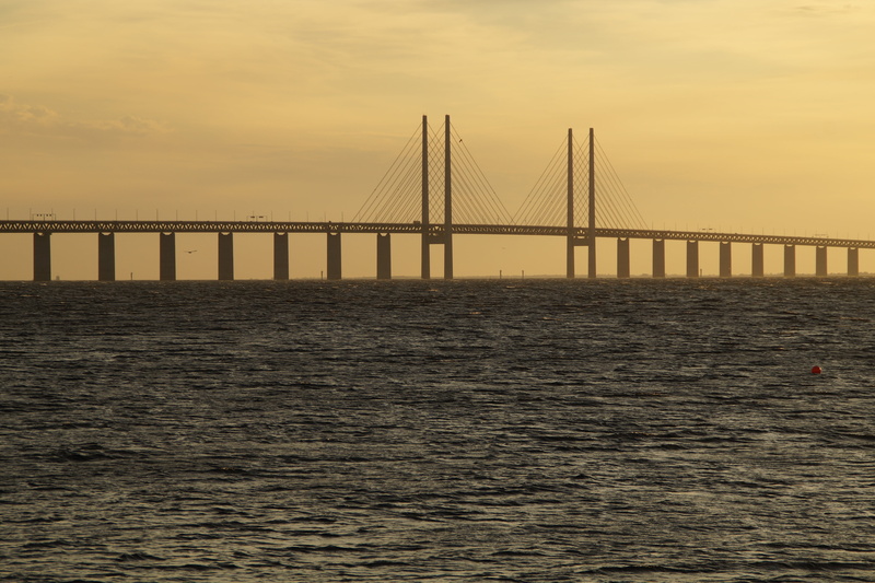 water, cloud - sky, nature, malmö, öresund, california, bridge, bay, evening sky, connection, tourism, outdoors, transportation, evening, cable-stayed bridge