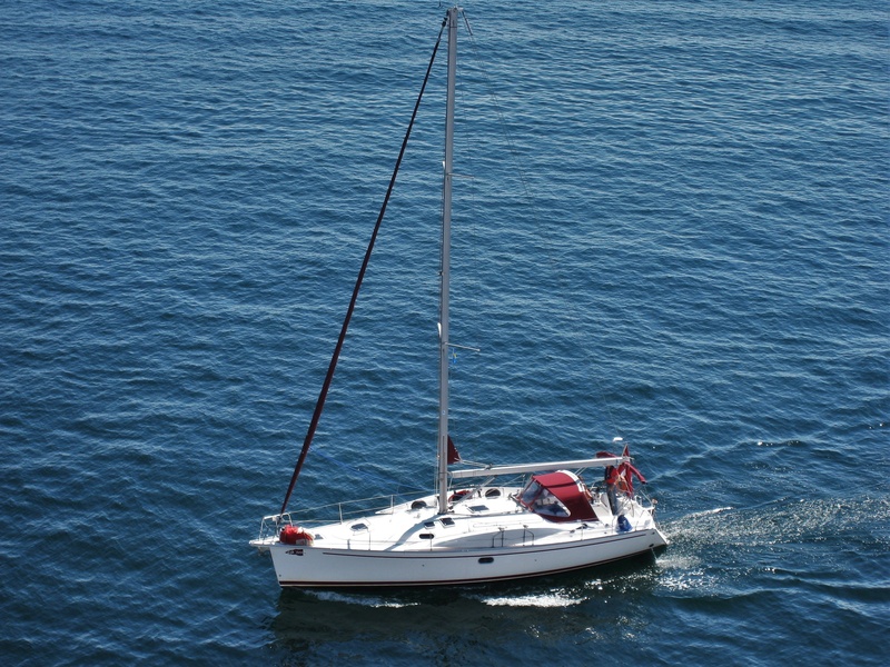 nature, on the move, sailboat, motion, travel, nautical Vessel, fishing industry, luxury, maritime, waterfront, no people, high angle view, kattegat, sailing