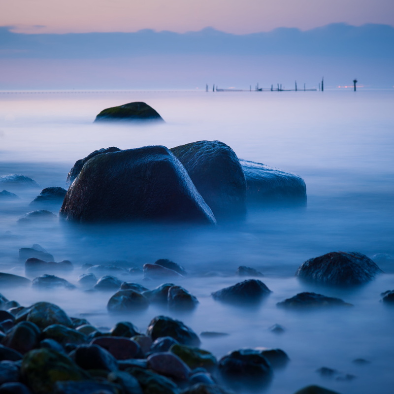 Baltic Sea, seashore, Germany, water, seascape, sea, Mystical, dusk, Wasser, long exposure, landscape, shore, nature, Fehmarn, Sea Coast, Schleswig-Holstein