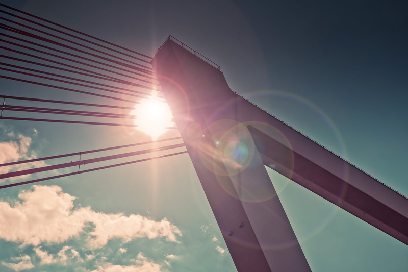 sunlight, connection, architecture, sky, 4K, power supply, built structure, close up, metal, sunny, pillar, low angle view, streaming, nature, solar flare