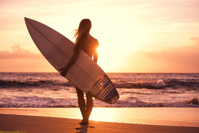 sun, 2K, beach, sea, Surfing, girl