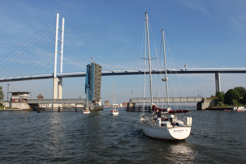 nature, rügen bridge, Boat, travel, Bridge, mode of transportation, Sailing Boat, waterfront, building exterior, nautical vessel, 5K, bay, transportation