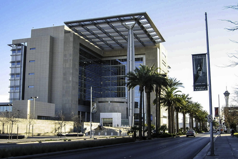 federal building, las, sidewalk, architecture, las vegas, office Building, public domain, palm tree, no people, 1080P, building Exterior, Federal Courthouse