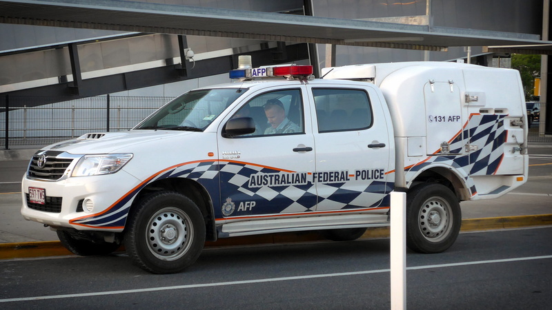 federal police, sign, Patrol, day, Australia, brisbane, travel, city, motor vehicle, transportation, mode of transportation, enforcement, Law, Police, Vehicle