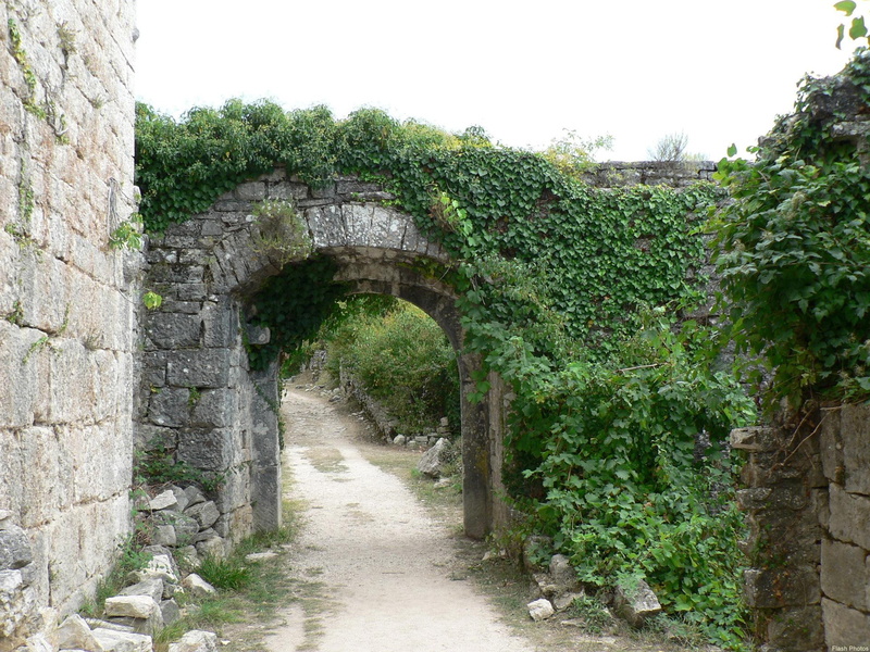 style, old, castle, bridge, druffix, ruins, gate, brown, europe, village, animals, house, bricks, 1080P