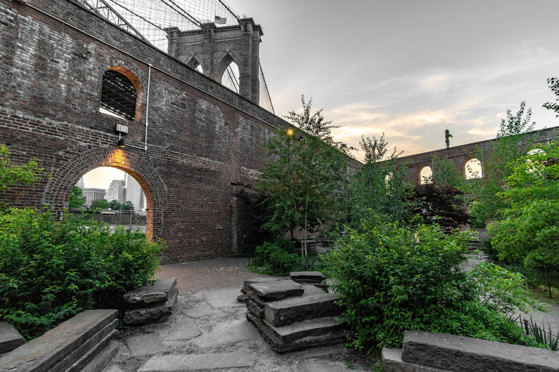 brooklyn, new york city, day, suspension, built structure, place of worship, sky, outdoors, history, architecture, belief, nyc, dumbo, brooklyn bridge