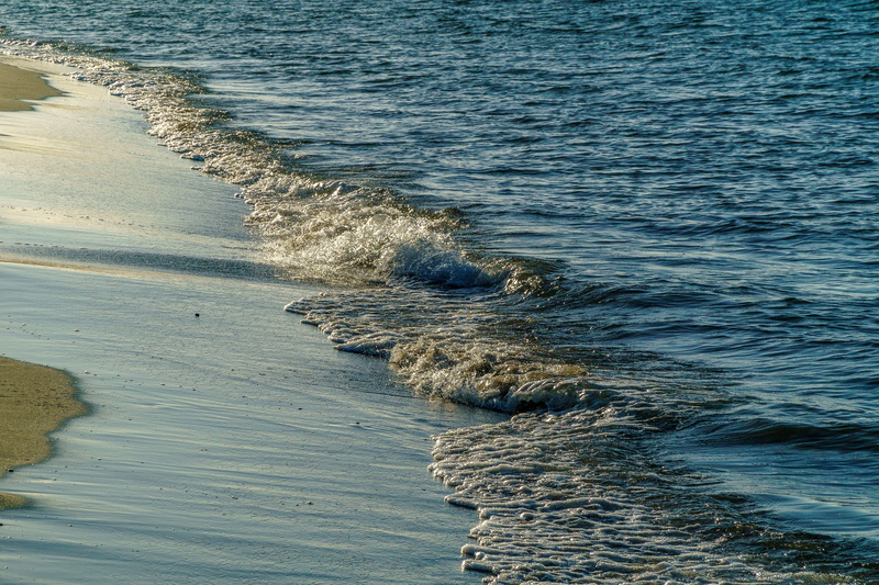 sea, tranquil scene, land, no people, outdoors, high angle view, beach, Rügen, Wave, beauty in nature, animal themes, idyllic, Binz, scenics - nature, sand