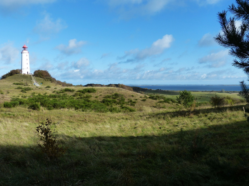 grass, island, architecture, rügen, baltic sea, hiddensee, tower, nature, cloud - sky, day, scenics - nature, coastline, environment, water, guidance, mountain