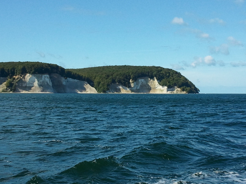 nature, land, eroded, scenics - nature, sky, white cliffs, outdoors, tranquility, lagoon, rock, tranquil scene, blue, power in nature, rügen, baltic sea