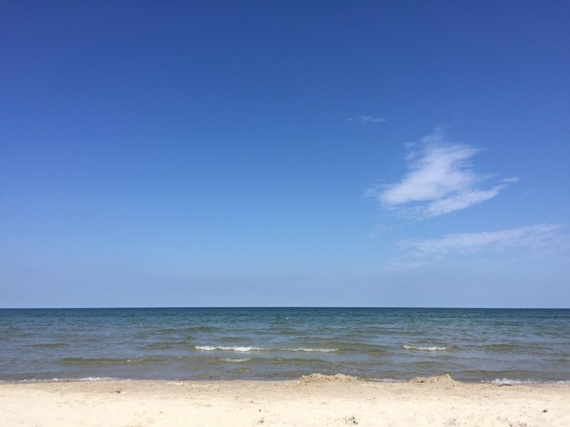 beauty in nature, scenics - nature, binz, horizon over water, tranquility, no people, 2K, cloud - sky, sky, tranquil scene, beach, sea, land, water, nature