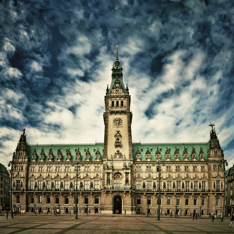 cloud - sky, day, history, tourism, travel destinations, hamburg, building exterior, travel, hanseatic city, built structure, the past, historically, 1080P