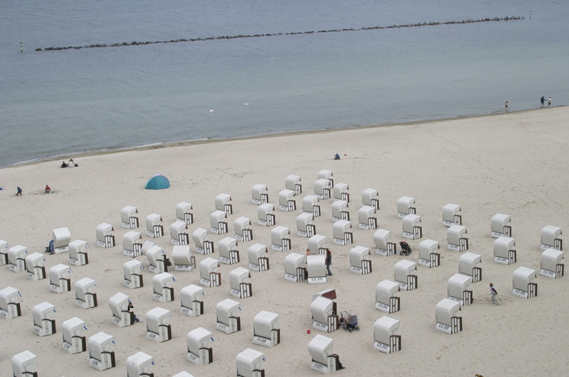 north sea, day, osetsee, rügen island, trip, sand, in a row, low season, outdoors, large group of objects, scenics - nature, clubs, sunlight, sea, germany
