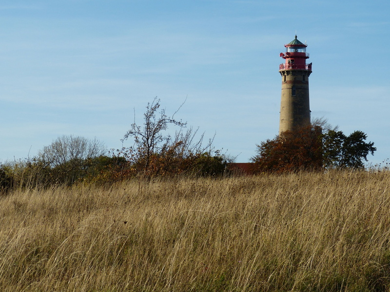 building, no people, safety, western pomerania, protection, sea, architecture, baltic sea, field, lighthouse, guidance, outdoors, landscape, land, rügen island
