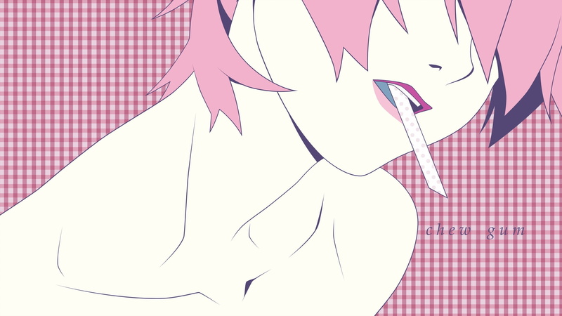 anime, Monogatari Series, pink color, craft, white color, directly above, creativity, no people, art and craft, representation, high angle view, 2K, red