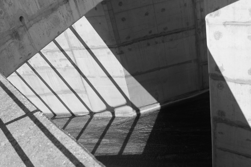 texture, architectural column, built structure, design, wall, concrete, high angle view, no people, bridge, 4K, modern, construction, focus on shadow