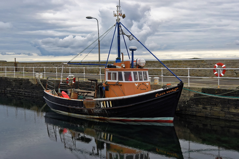 moored, reflection, nature, wharf, cloud - sky, transport, nautical vessel, industrial, port, built structure, peaceful, kettletoft, pier, boat, sailboat