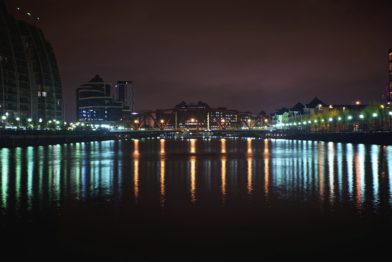 salford quays, nature, connection, building exterior, building, river, 2K, water, city, manchester, nightlife, architecture, salford, modern, reflection