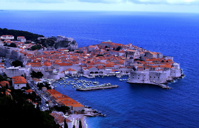 yacht club, ocean, seaport, croatia, buildings, land, animals, beauty, dubrovnik, city, yacht, 1080P, club