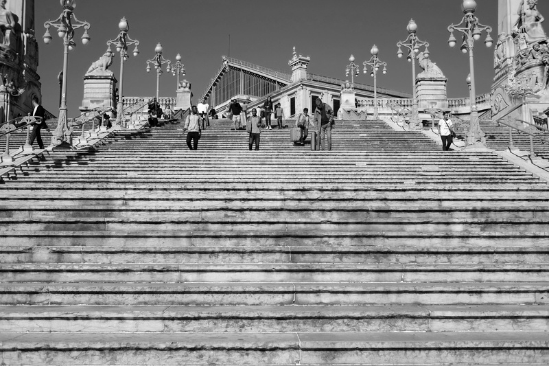 architecture, built structure, street, nature, incidental people, tourism, women, men, travel destinations, group of people, marseille, low angle view