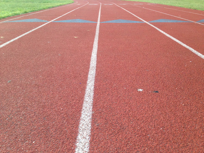 nature, sports Track, straight, competitive sport, grass, red, 2K, outdoors, dividing line, single line, diminishing perspective, playing field, day, track