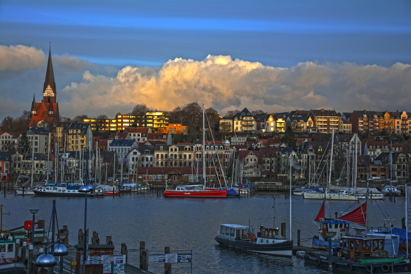 building exterior, Winter, boats, water, harbor, sailing ships, city, architecture, pier, cloud - sky, baltic sea, dusk, europe, sea, commercial Dock, famous Place
