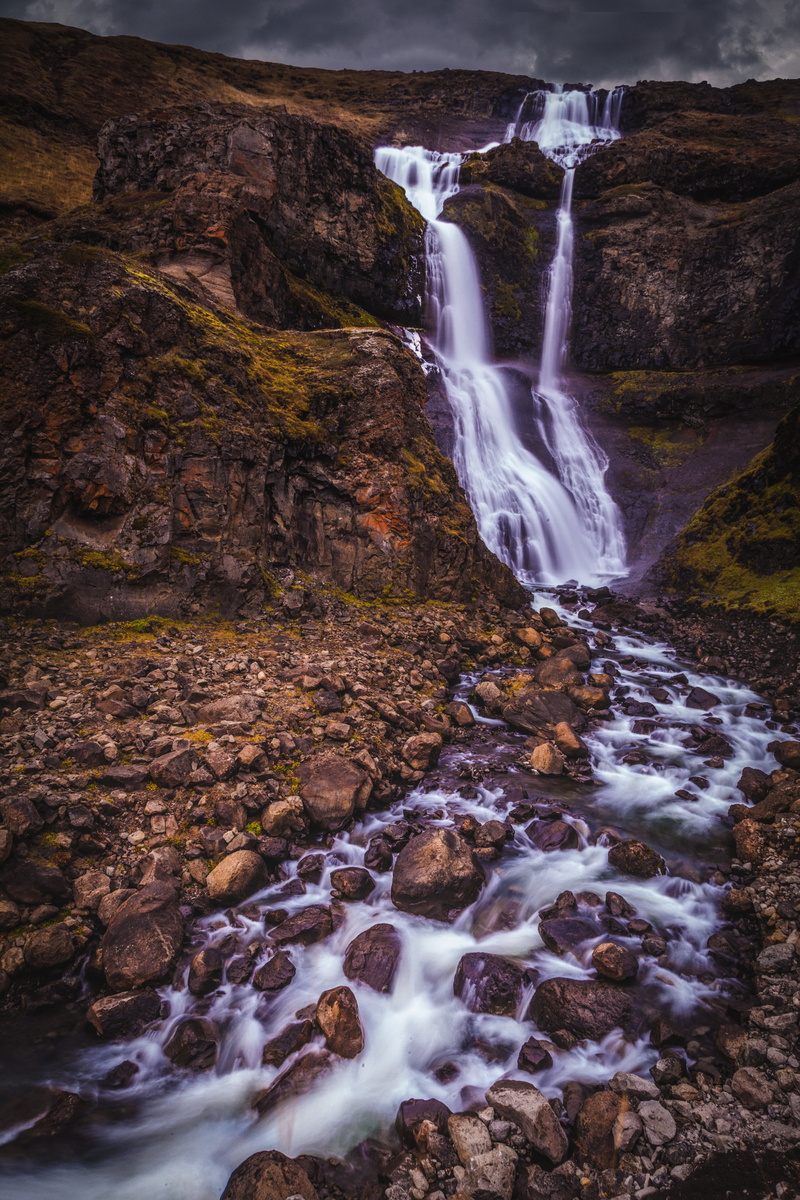 outdoors, 5K, rock - Object, waterfall, iceland, cascada, scenics, photoshop, foss, beauty In Nature, islandia, water, river, nature, stream, landscape
