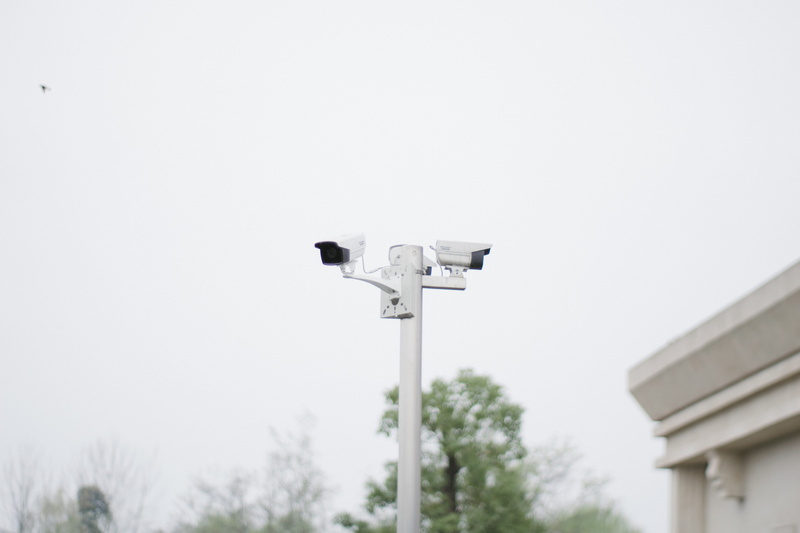 path, lighting equipment, white, security, cctv, sky, copy space, nature, car mirror, symbol, cameras, clear sky, lamp post, security camera, tarmac, street