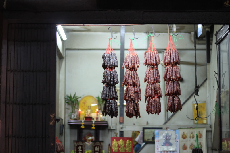 store, processed meat, hanging, thailand, variation, bangkok, indoors, freshness, food and drink, large group of objects, arrangement, oriental, no people