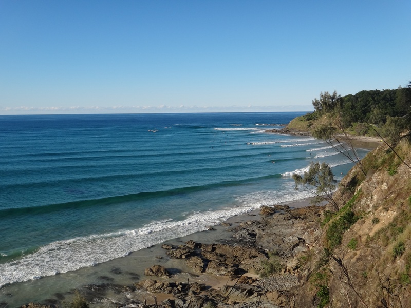 no people, australia, blue, water, sky, outdoors, sea, tranquil scene, motion, view, scenics - nature, nature, clear sky, land, surf, coast, beach, sand