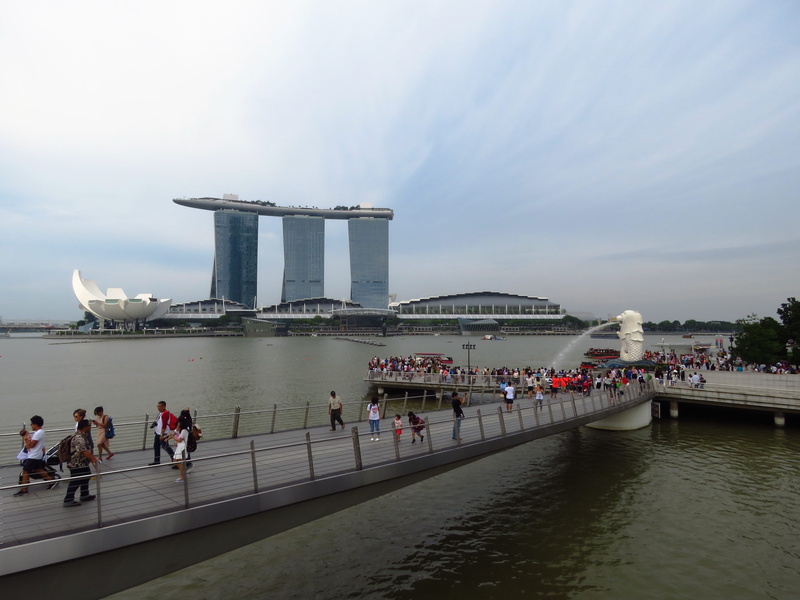 financial, center, urban, tourist, crowd, Building, Singapore, bay, city, tourism, district, water, commercial, bridge - man made structure, modern, metropolis