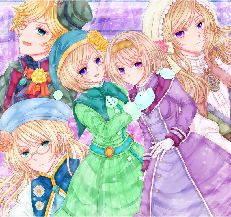 powers, sweden, denmark, finland, 720P, axis, hetalia, (female), norway