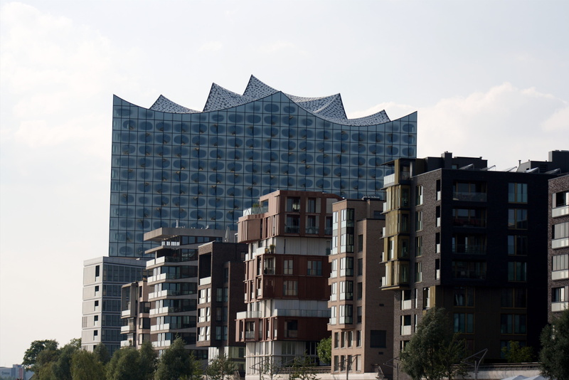 construction industry, elbe philharmonic hall, elbe, day, office building exterior, in a row, modern, window, industry, northern germany, hamburg, house