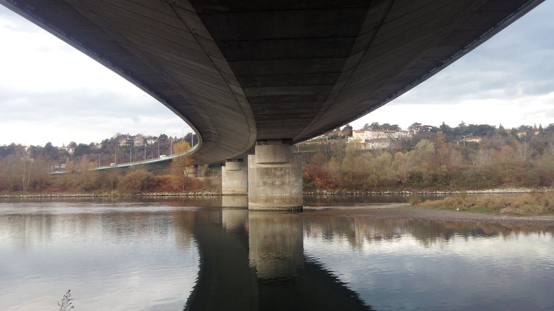 river, landscape, no people, bridge - man made structure, sky, day, underneath, arch bridge, tree, nature, architecture, architectural column, transportation