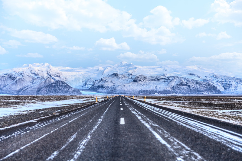 snowy, muro, Islandia, snow, Iceland, nature, travel, asphalt, black road, snowy mountain, outdoors, Un, winter, black, mountain, en, 5K, road, near, transportation