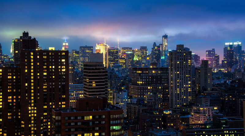 Lights, States, bright, d7000, crowd, urban skyline, 2K, United, big, tall - high, newyork, outdoors, building, city, Clouds, cityscape, Manhattan, financial district