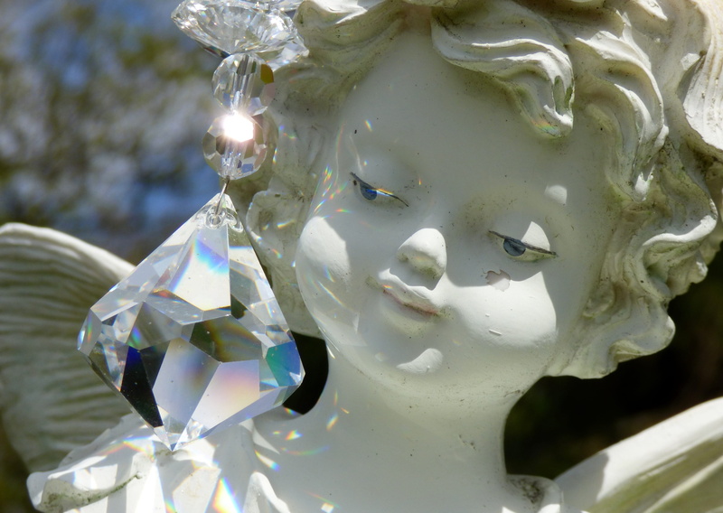 sculpture, single object, sunlight, garden statue, no people, white color, gold, outdoors, Elf, reflection, nature, art and craft, 4K, luxury, creativity