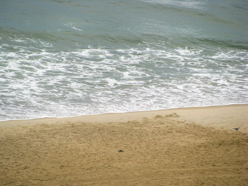 sand, sport, no people, tranquil scene, beauty in nature, 2K, scenics - nature, tranquility, surfing, nature, water, waves, beachside, land, motion, aquatic sport