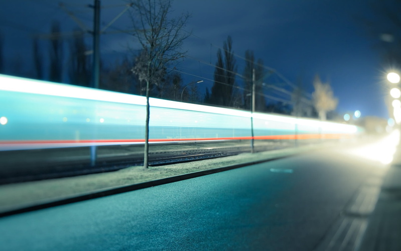 long exposure, illuminated, train, gray, car, land Vehicle, no people, public Transportation, dusk, asphalt, mode of Transport, lights, travel, tunnel