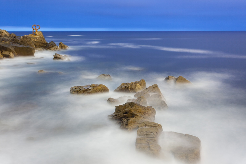 cloud - sky, coast, tropical, scenics, tourism, landscape, slow, 4K, mountains, canary, rocks, environment, ocean, nature, wave, rock, land, travel, long exposure