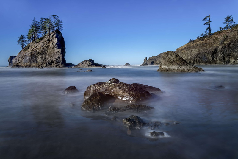 stack rock, pacific coastline, seascape, scenics - nature, rock - object, surf, environment, coast, scene, trav, 4K, land, solid, rocks, tide, day, pacific