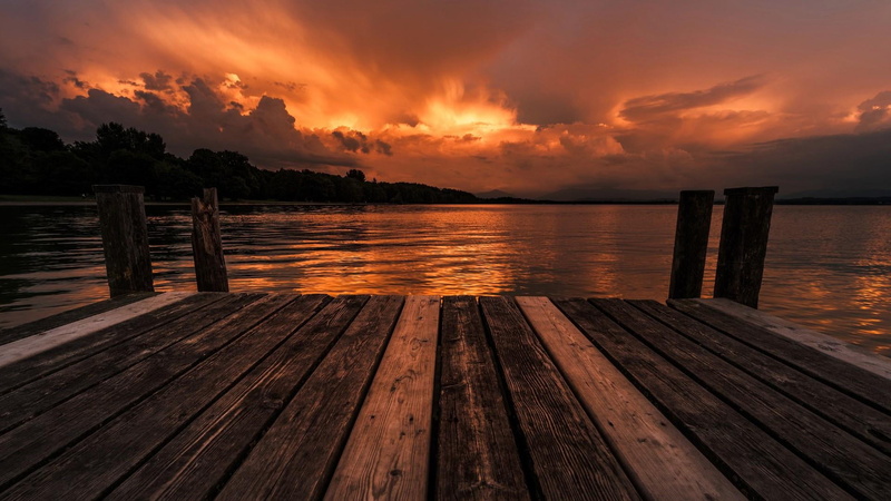 europe, scenics - nature, jetty, 1080P, tree, saadjärv, lake, dock, wood, cloud, calm, sea, tranquility, pier, beauty in nature, no people, evening, estonia