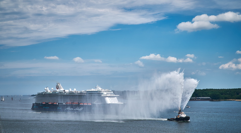 shipping, my ship, tug, boat, nautical vessel, sailboat, travel, sea, ship, water, tui, waterfront, cruise, vacations, baltic sea, cloud - sky, passenger ship