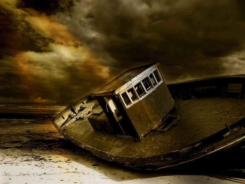 rusty, outdoors, adventure, decline, transportation, clouds, land, sunset, beach, nature, seafaring, coast, no people, deterioration, fisheries, shipping
