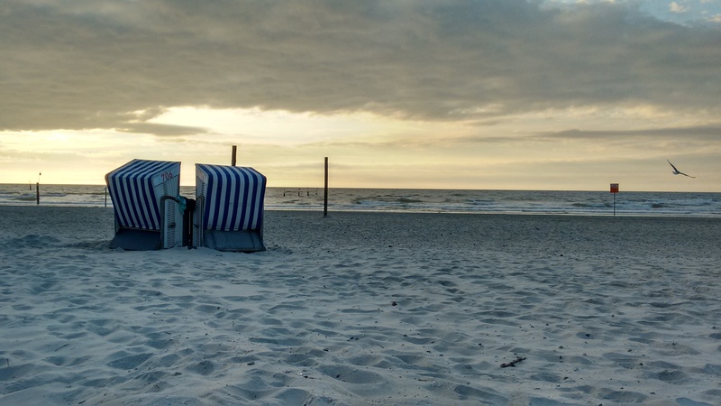 sea, horizon over water, 2K, scenics - nature, water, tranquility, tranquil scene, beauty in nature, mood, beach chair, cloud - sky, land, sky, hooded beach chair