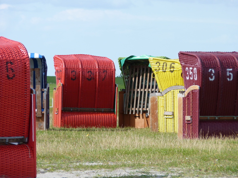 red, plant, holiday, nature, boundary, no people, cloud - sky, leave, beach, wind protection, metal, field, grass, north sea, day, chair, clubs, sunlight