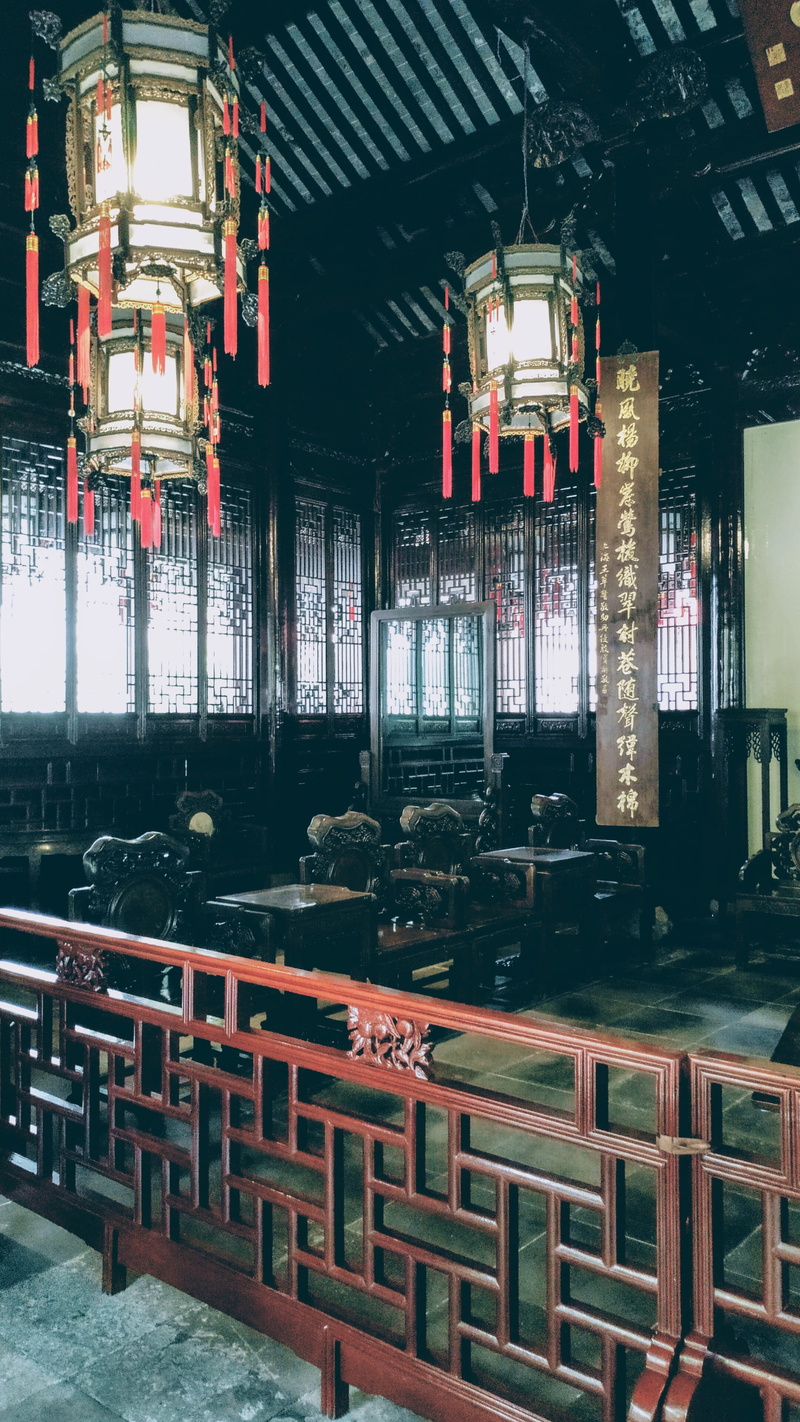 outdoors, day, restaurant, window, bar - drink establishment, religion, china, ceiling, building, architectural column, architecture, no people, lighting equipment