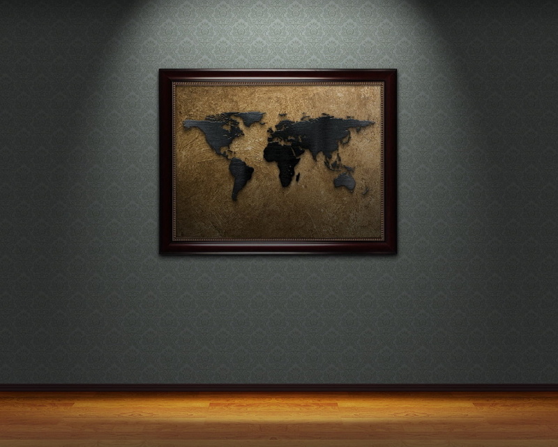domestic room, decoration, wood - Material, cartography, museum, frame, craft, wall, old, physical Geography, home interior, textured, no People, flooring