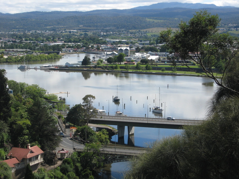launie, river, sky, building, day, Tasmania, outdoors, mountain, no people, tree, reflection, built structure, landscape, Australia, scenics - nature, photos