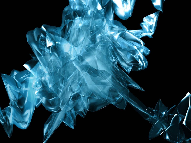 abstractos, azul, humo, 720P
